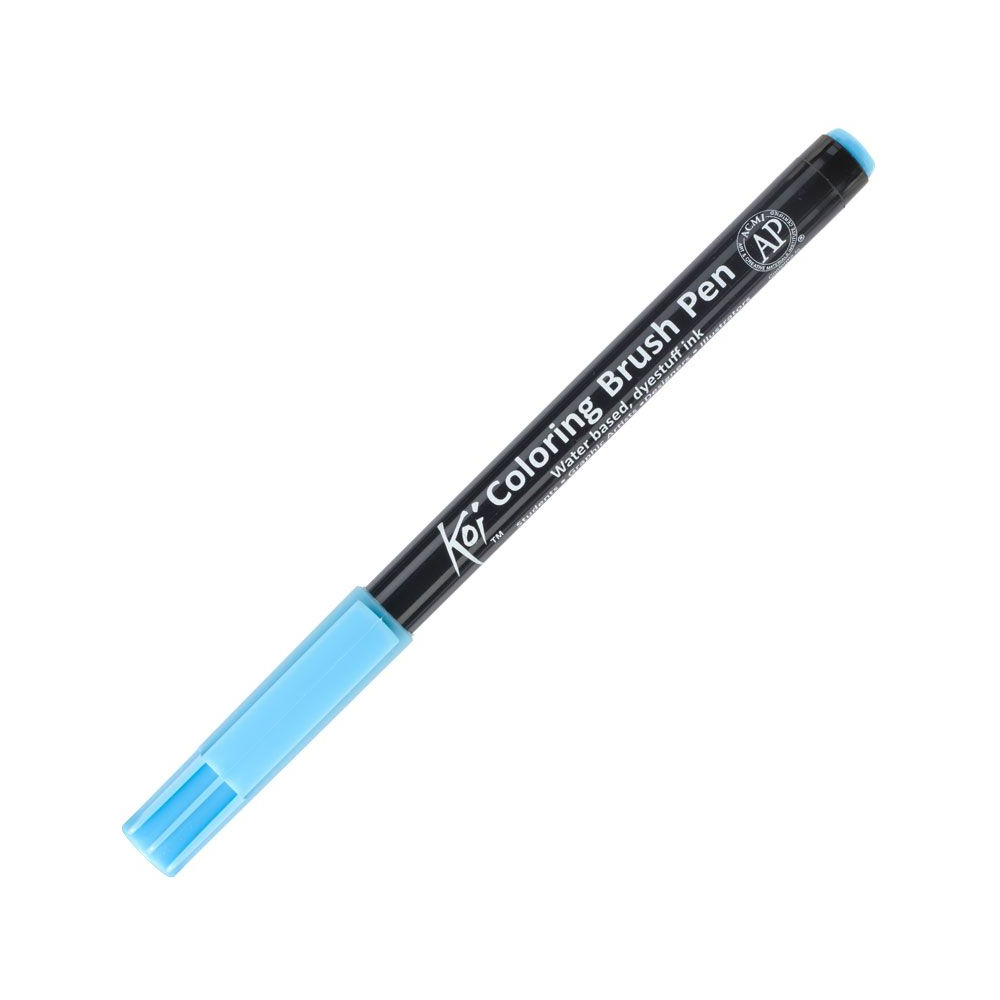 Маркер акварельный "Koi Color Brush", голубой