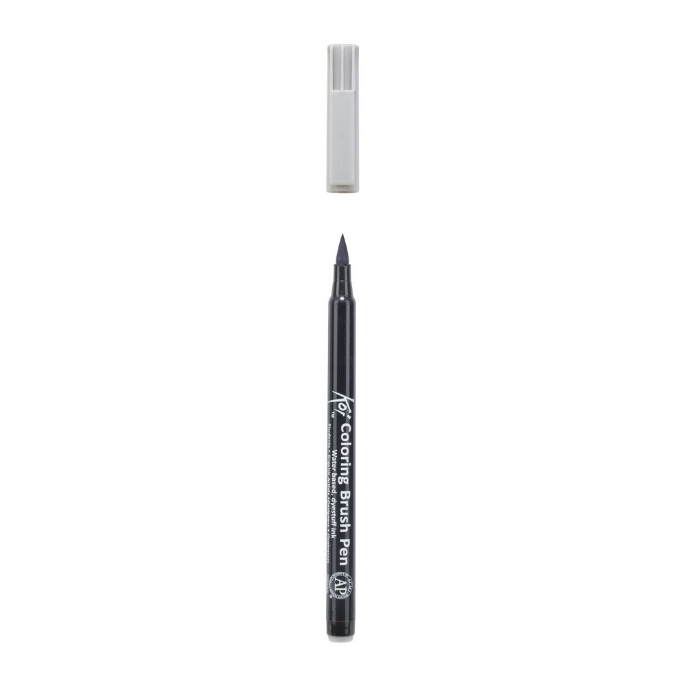 Маркер акварельный "Koi Color Brush", холодный серый - 3