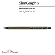 Карандаш автоматический "SlimGraphix", 0.5 мм, с ластиком, золотистый