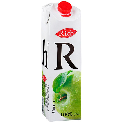 Сок "Rich", 1 л, яблоко