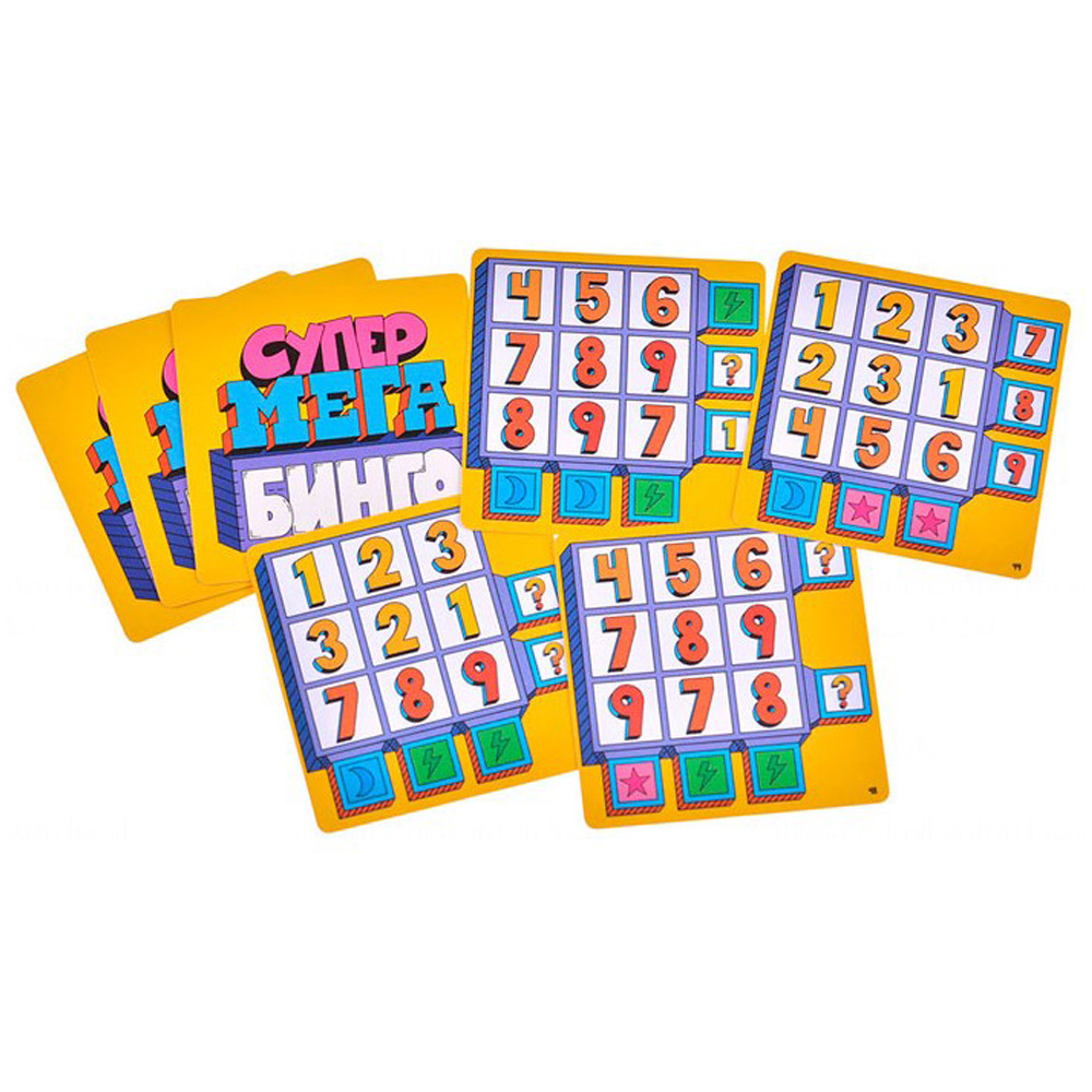 Игра настольная "Супермегабинго" - 5