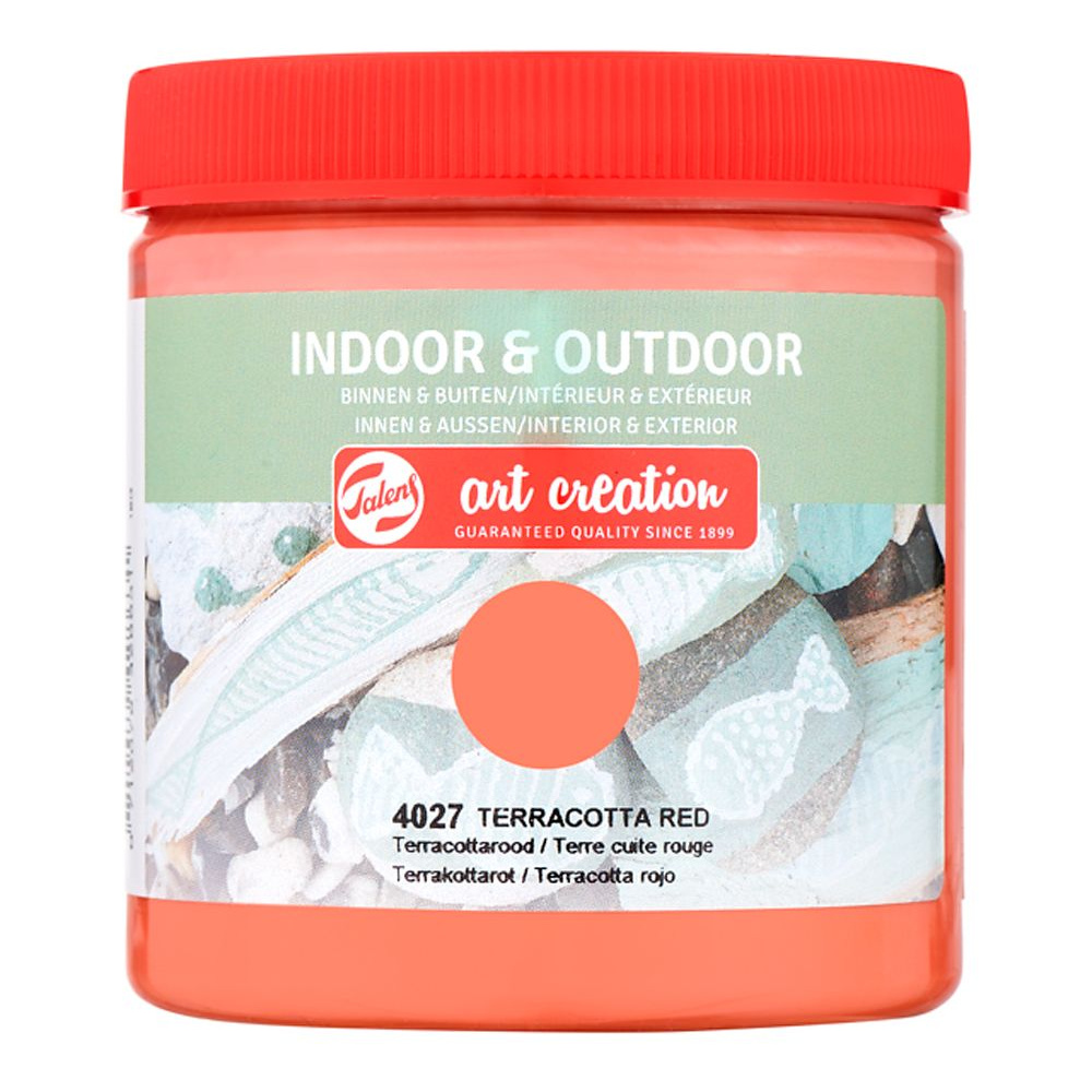 Краски декоративные "INDOOR & OUTDOOR", 250 мл, 4027 красный терракотовый
