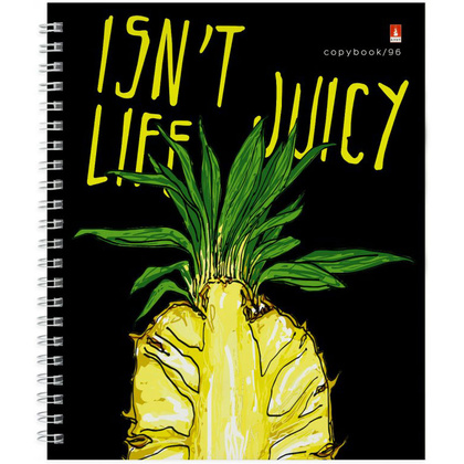 Тетрадь "Juicy life", А5+, 96 листов, клетка, ассорти - 5