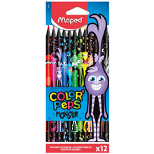 Цветные карандаши "Color' Peps Monster", 12 цветов, -30%