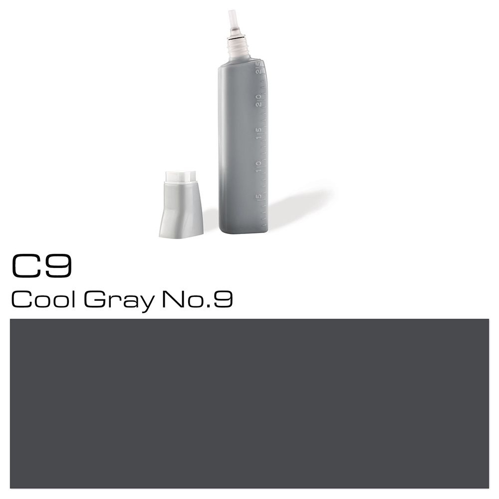 Чернила для заправки маркеров "Copic", C-9 холодный серый №9