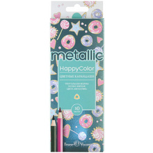 Цветные карандаши "Happycolor", 10 цветов, ассорти