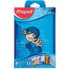 Пенал Maped "Karate", 1 отделение, с наполнением - 4