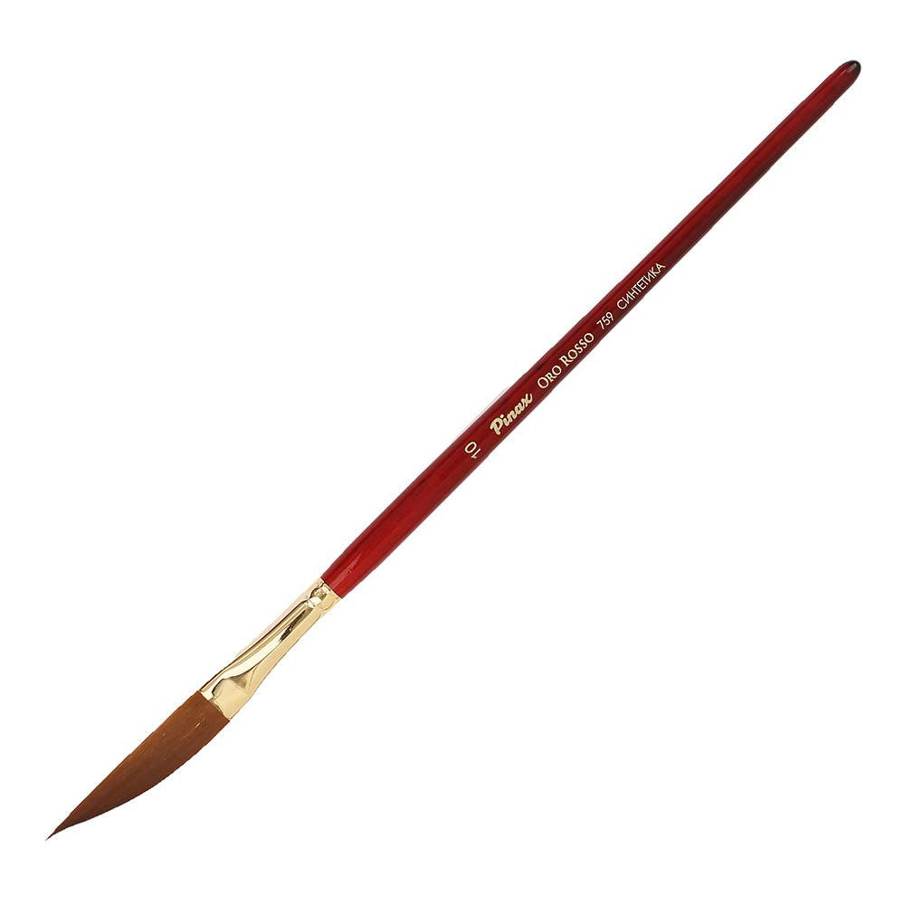 Кисть для рисования "Pinax ORO ROSSO", синтетика, даггер лайнер, №10