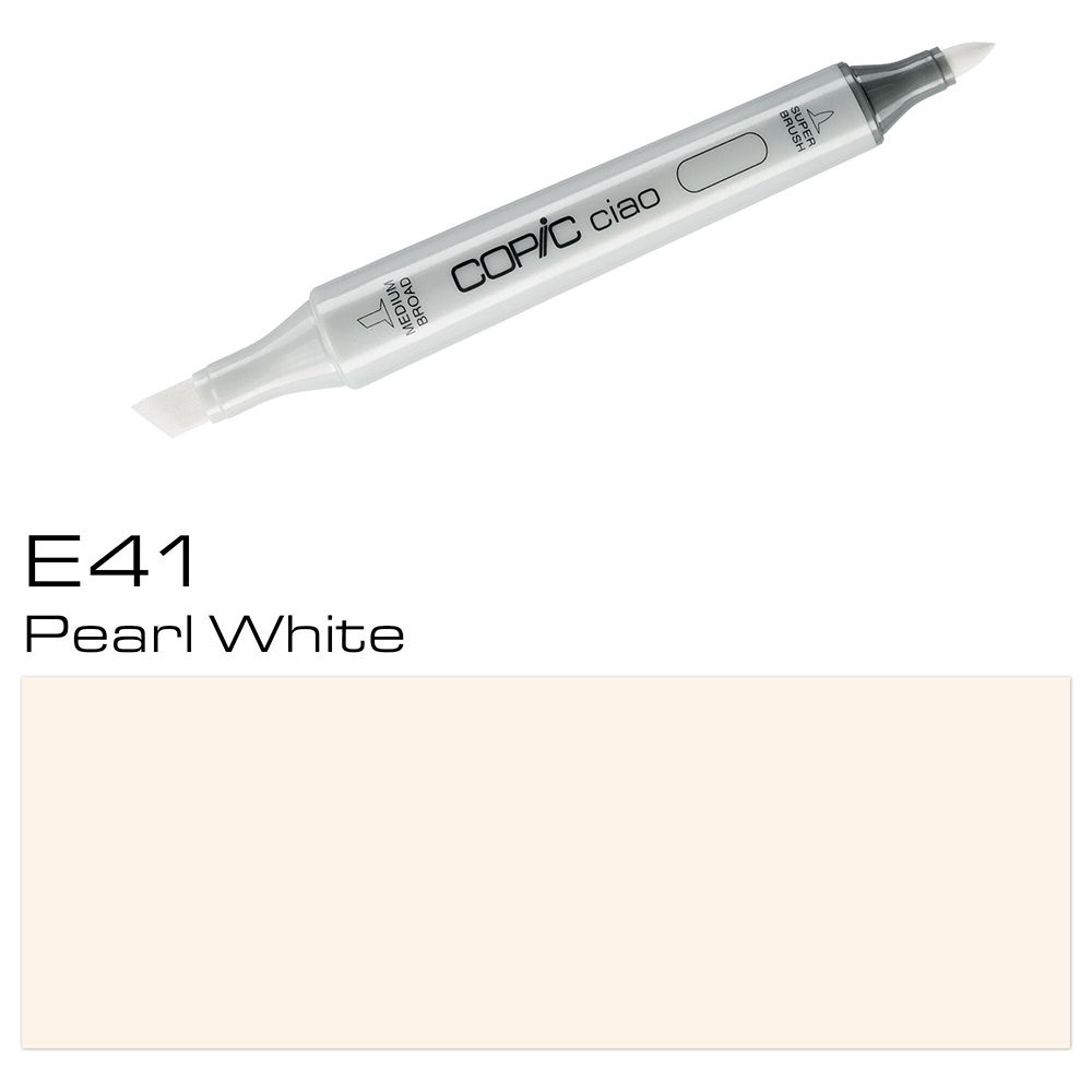 Маркер перманентный "Copic ciao", E-41 жемчужный белый
