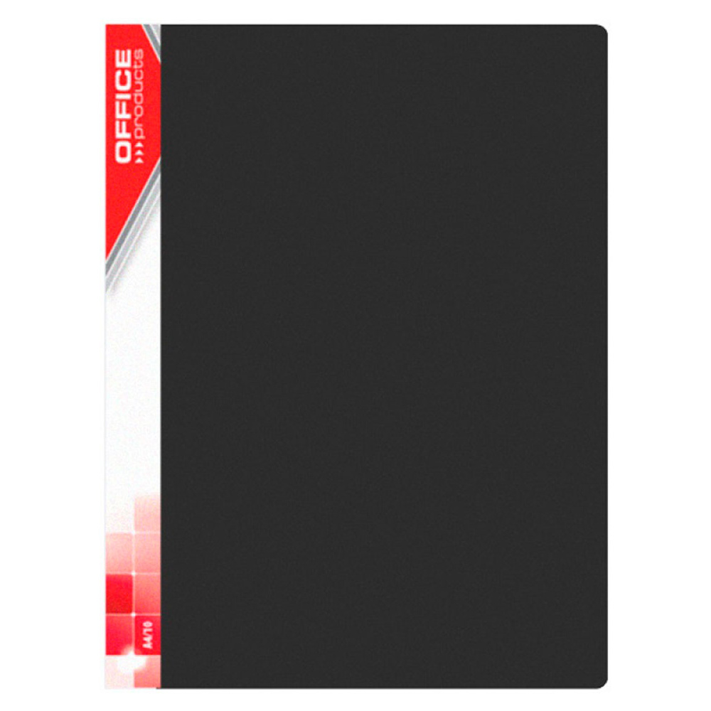 Папка c файлами "Office Product", 20 карманов, черный
