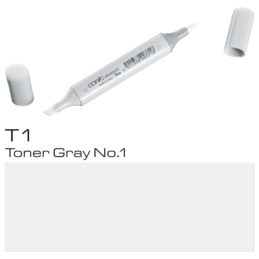Маркер перманентный "Copic Sketch", T-1 серый №1