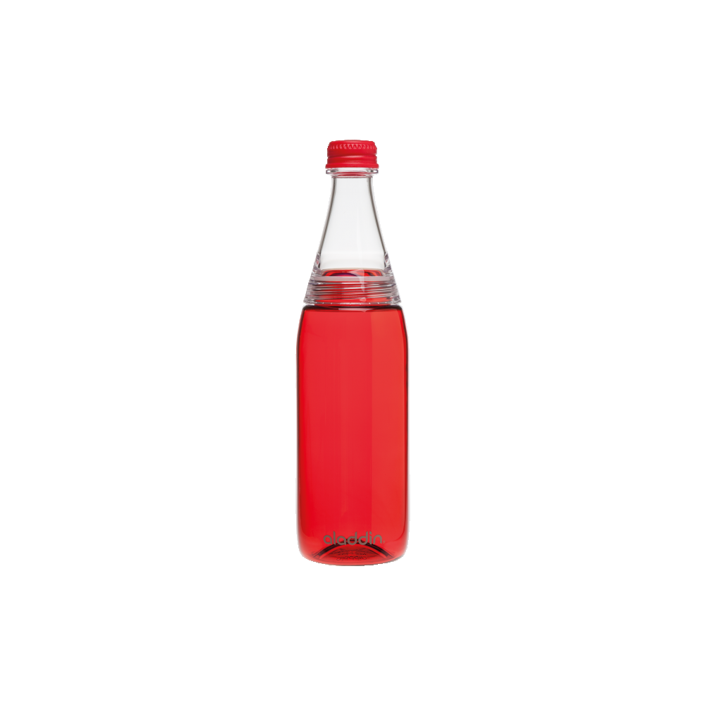 Бутылка для воды "Fresco Twist & Go Bottle", пластик, 700 мл, красный, прозрачный