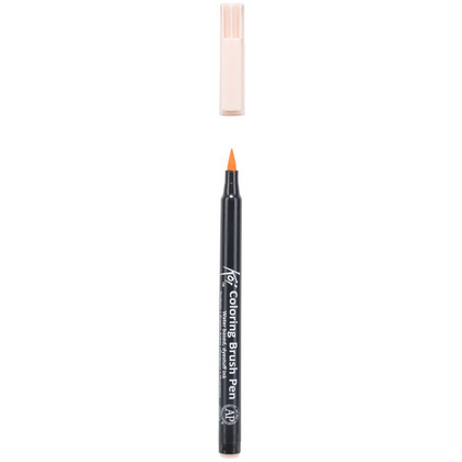 Маркер акварельный "Koi Color Brush", светло-оранжевый - 3