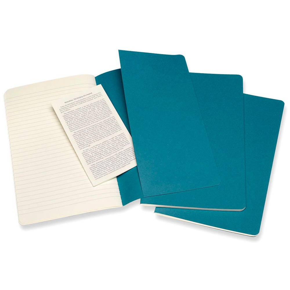 Блокнот "Cahier Journal Large", А5, 40 листов, линейка, 3 шт, голубой - 4