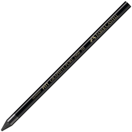 Карандаш цельнографитный PITT "Graphite Pure", 3B