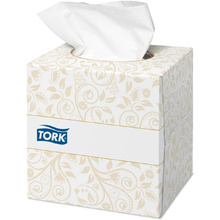 Салфетки для лица ультрамягкие "Tork Premium", 100 шт (140278)