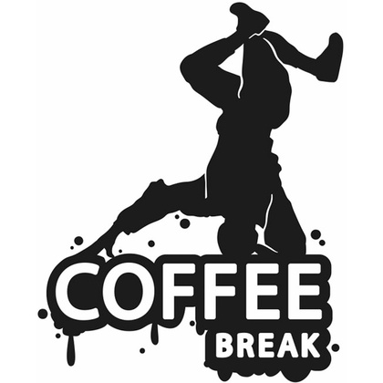 Кружка "Cofee break", керамика, 330 мл, белый, черный - 2