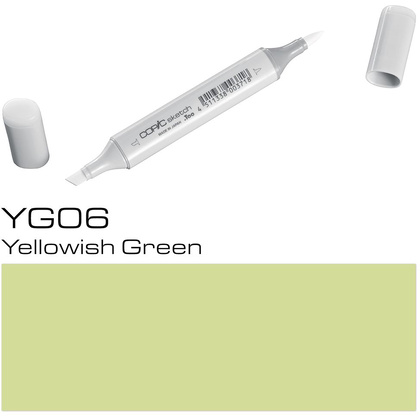 Маркер перманентный "Copic Sketch", YG-06 желтовато-зеленый