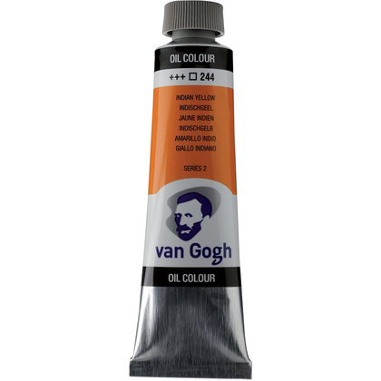 Краски масляные "Van Gogh", 244 желтый индийский (каштановый), 40 мл, туба