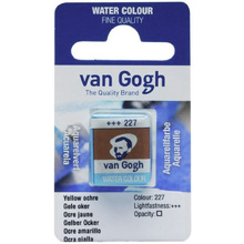 Краски акварельные "Van Gogh", 227 желтая охра, кювета