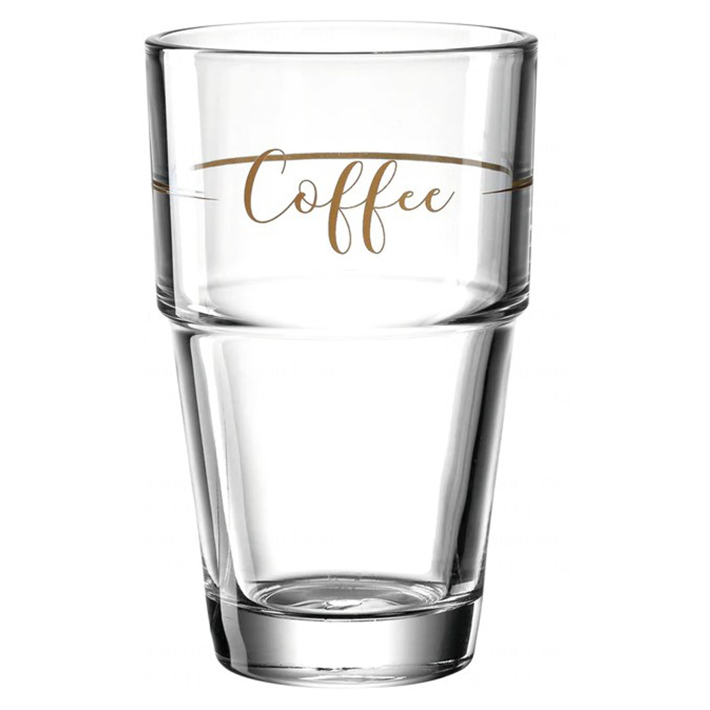 Стакан стеклянный "Solo Coffee", 410 мл, прозрачный