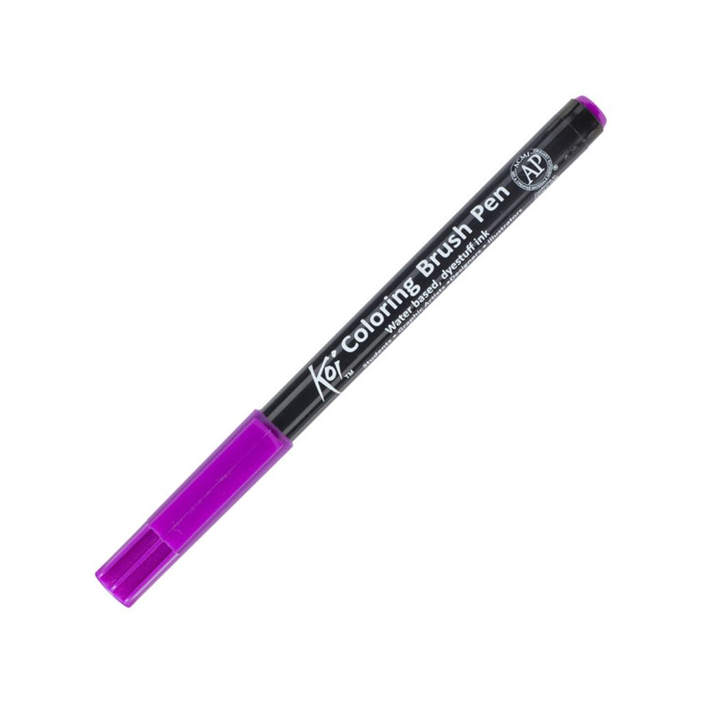 Маркер акварельный "Koi Color Brush", бордо