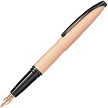 Ручка перьевая "Cross Atx Brushed Rose Gold", M, розовое золото, черный, патрон черный