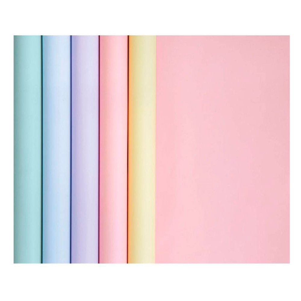 Бумага декоративная в рулоне "Pastel", 5x0.35 м, 80 г/м2, ассорти