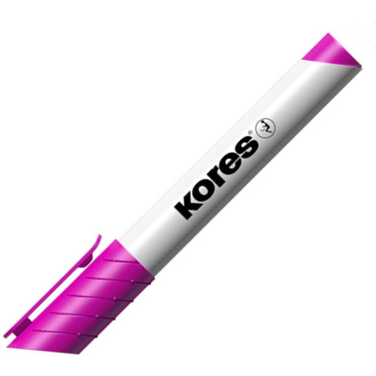 Маркер для доски "Kores", розовый