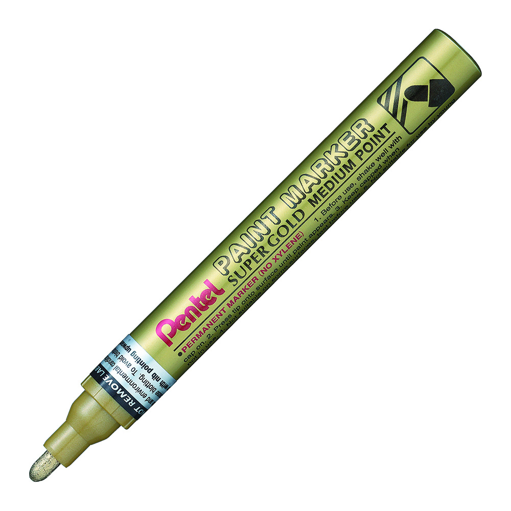 Маркер перманентный "Paint Marker MMP10", золотистый