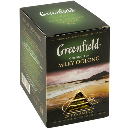 Чай "Greenfield" Milky Oolong, 20 пакетиков x1.8 г, зеленый
