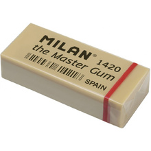 Ластик Milan "Master Gum 1420", 1 шт, бежевый