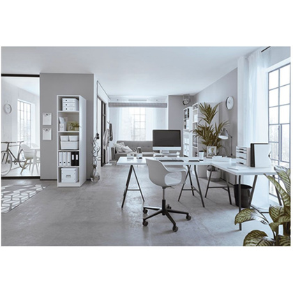 Подставка для канцелярских мелочей и смартфона "Leitz WOW", 90x100x101 мм, черный, белый - 4