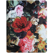Тетрадь с кольцевым механизмом "Flowers" , A5, 120 листов, клетка, ассорти