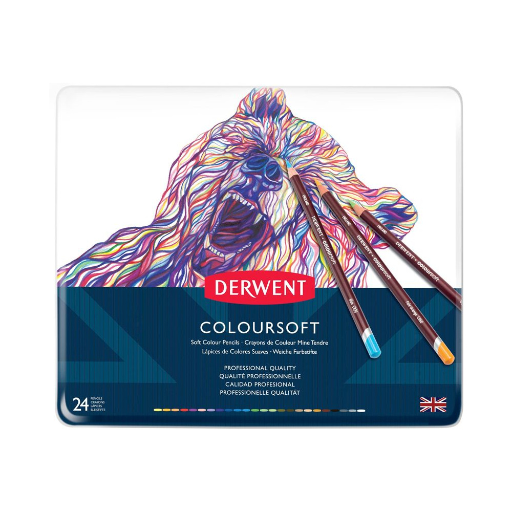 Набор цветных карандашей "Coloursoft", 24 цвета - 2