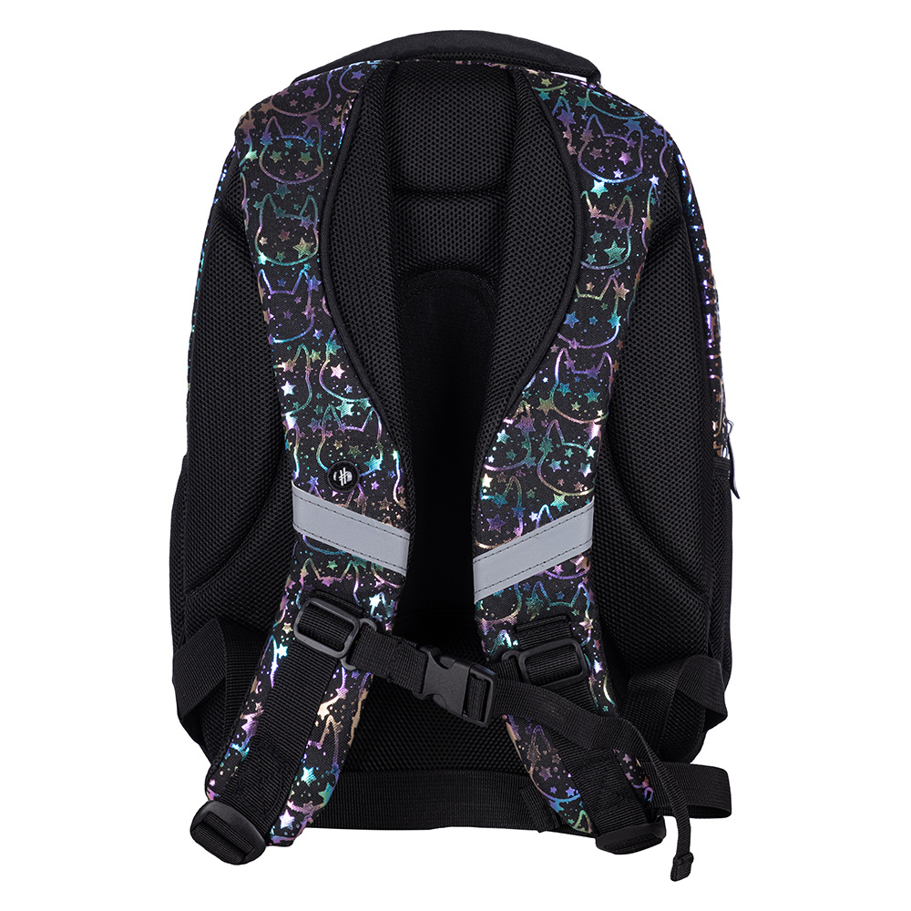Рюкзак молодежный "Hash neon kitty", чёрный - 5