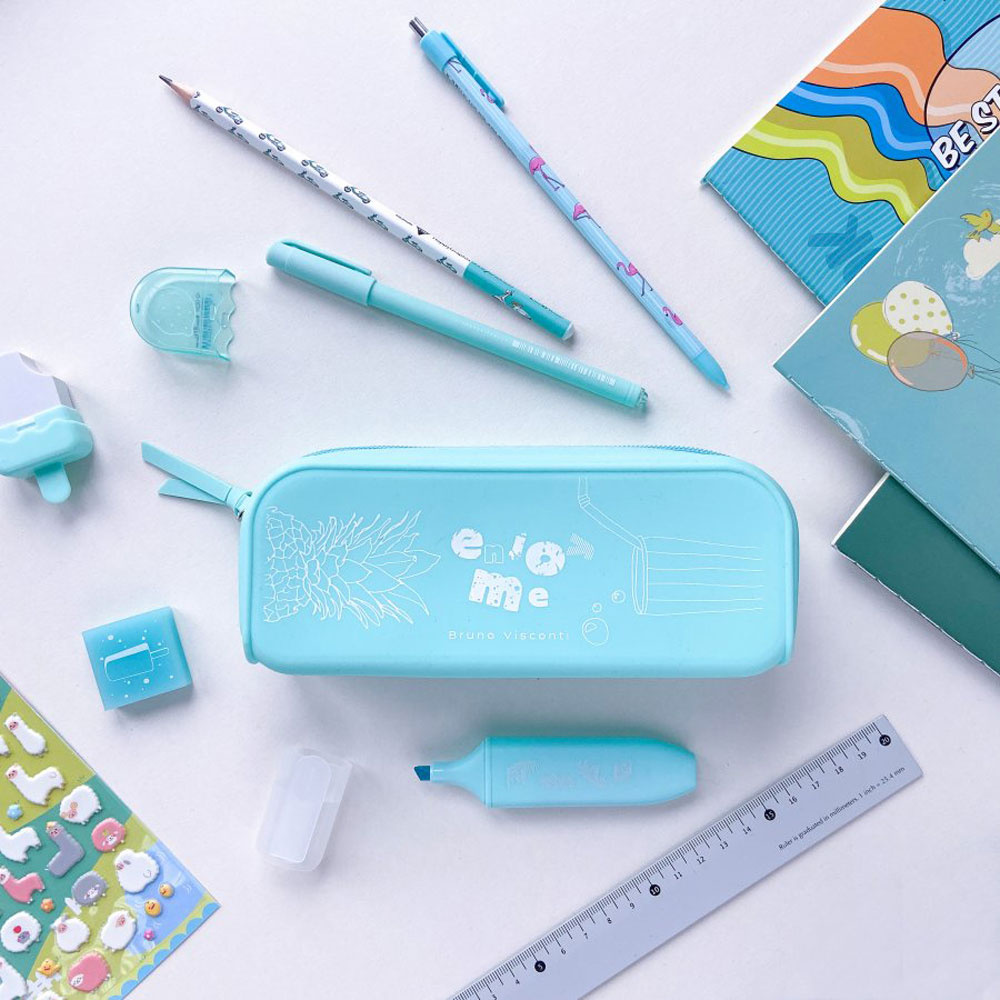 Ластик "HappyGraphix Zefir" в футляре, 1 шт, ассорти - 5