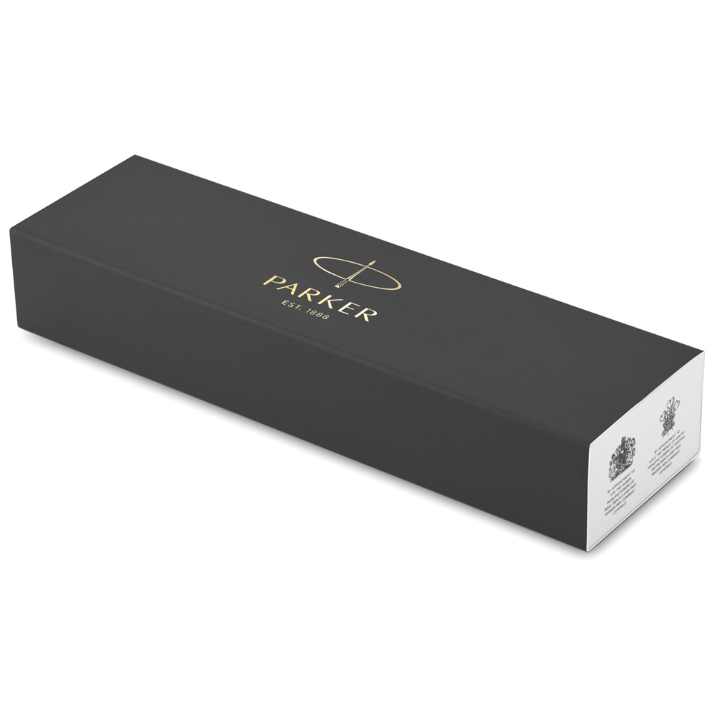 Ручка-роллер "Parker IM Essential Brushed Metal CT", 0.5 мм, черный, серебристый, стерж. черный - 5