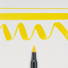 Маркер акварельный "Koi Color Brush", желтый