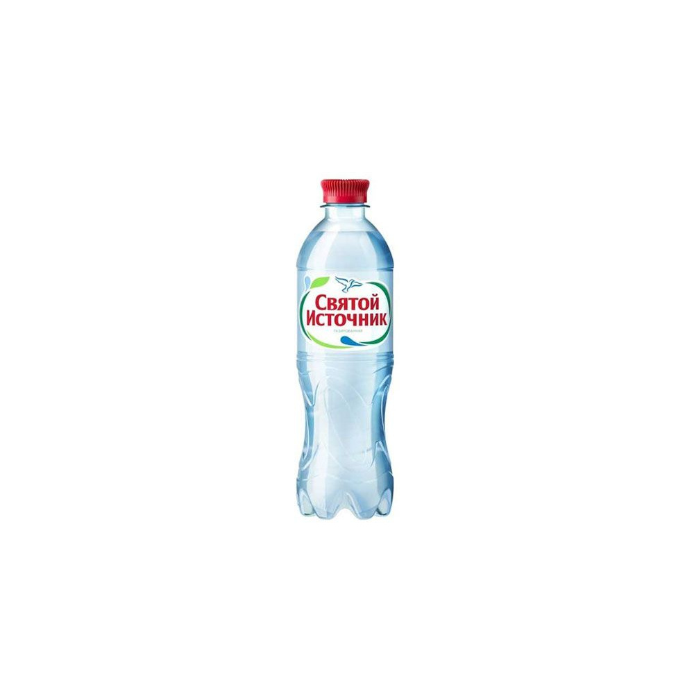 Вода питьевая "Святой Источник", газированная, 0.5 л