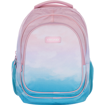 Рюкзак молодежный "Head ombre clouds", розовый, голубой - 2