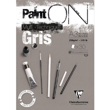 Блок-склейка "Paint'On" Gris, А3, 250 г/м2, 30 листов