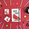 Блокнот "Megapolis Journal. Fresh & Fruity", A5, 100 листов, клетка, белый - 4