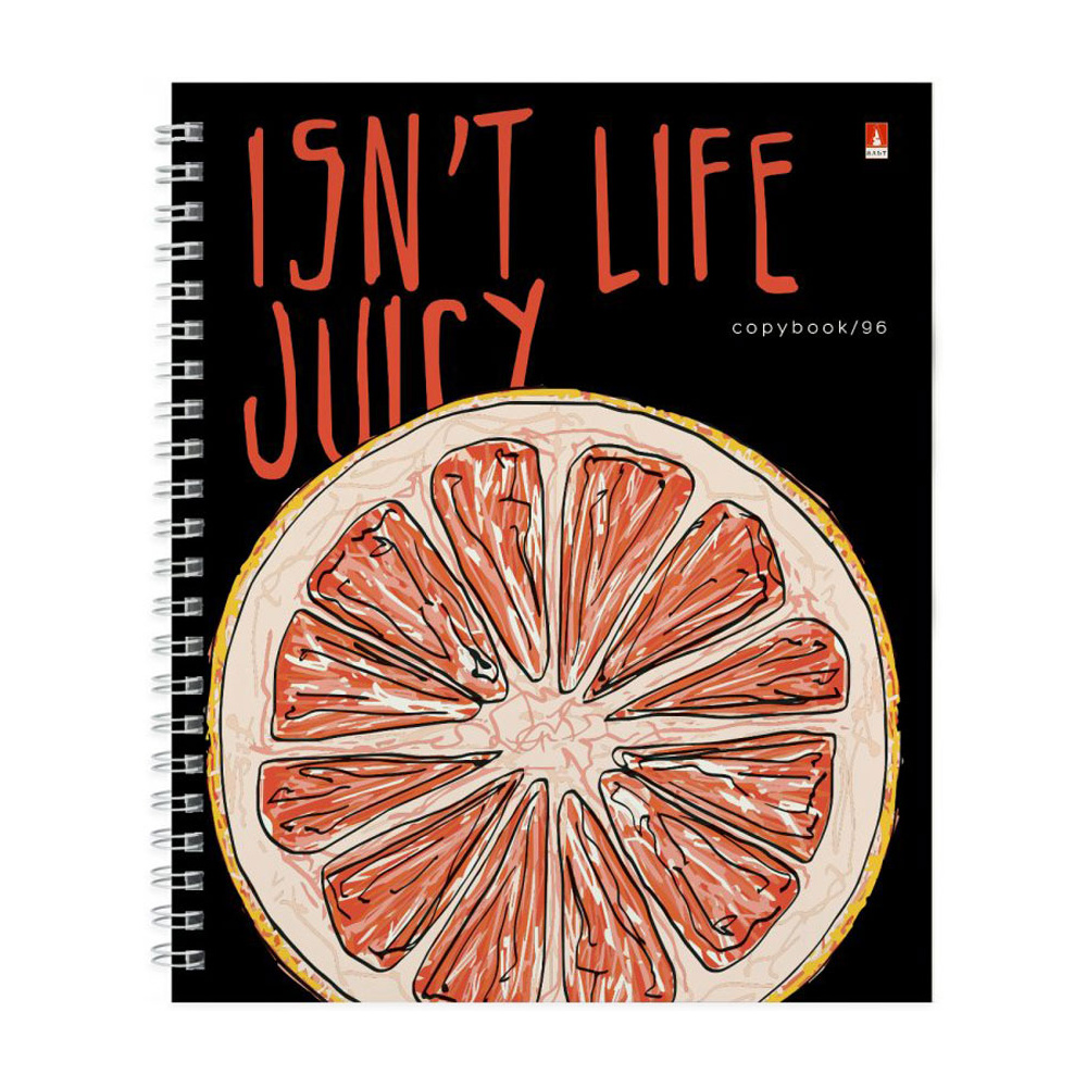 Тетрадь "Juicy life", А5+, 96 листов, клетка, ассорти - 3