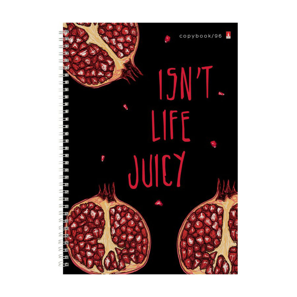Тетрадь "Juicy life", А4, 96 листов, клетка, ассорти - 5