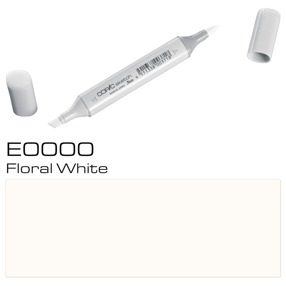 Маркер перманентный "Copic Sketch", E-0000 цветочный белый
