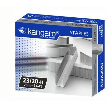 Скобы "Kangaro", 23/15, 1000 шт, металлик - 7
