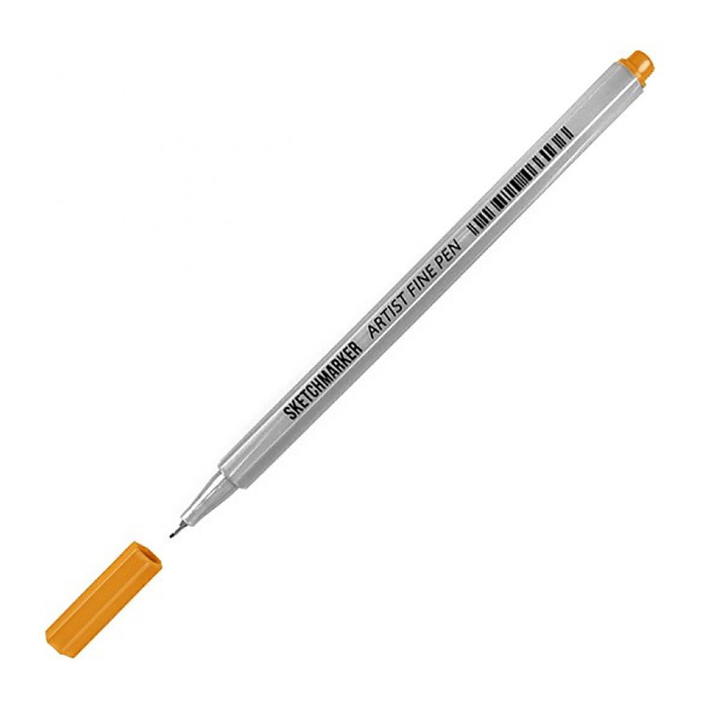 Ручка капиллярная "Sketchmarker", 0.4 мм, желто-оранжевый