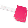 Блокнот "Cahier Journal Large", А5, 40 листов, линейка, 3 шт, розовый неон - 3