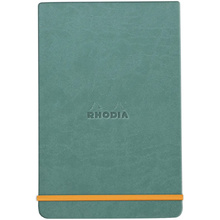 Блокнот "Rhodiarama Webnotepad" на резинке, A5, 96 листов, линейка, морская волна